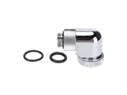Conector De Tubería Rígida Anti-caída G1/4 Giratorio 360 Grados Para Refrigeración Por Agua, Plata