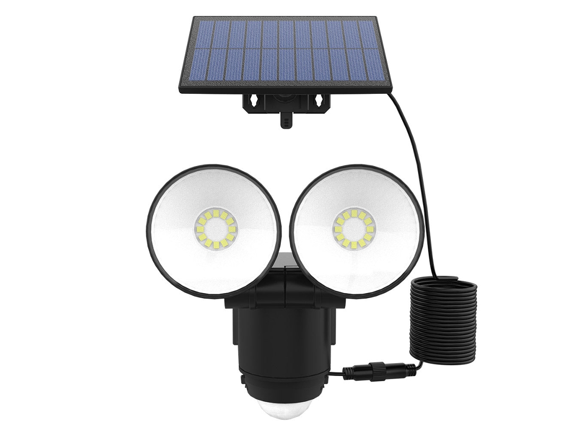 Proyector Solar Hauteur 15,4cm Walee Negro Lumisky