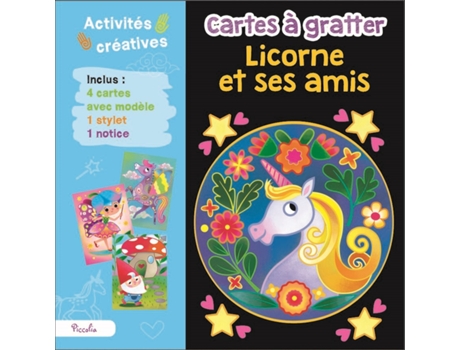Scratch Art Unicorn And Friends PICCOLIA (4 años)