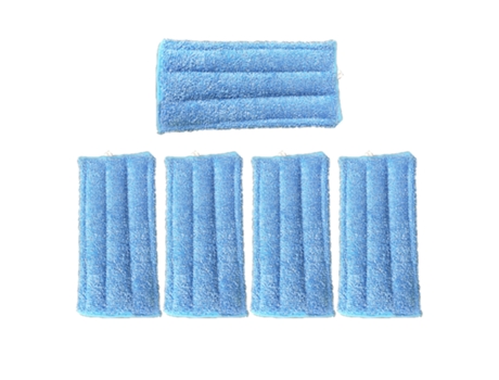 Almohadillas lavables para fregona, trapo para barredora Swiffer WetJet, paño de mopa seco y húmedo, piezas de limpieza de repuesto, accesorios, 5 ...