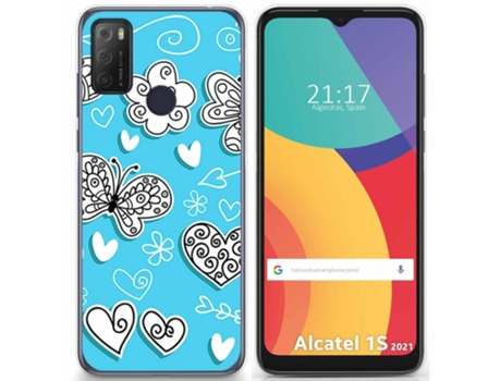 Carcasa Alcatel 1S 2021 / 3L 2021 TUMUNDOSMARTPHONE Dibujos Multicolor