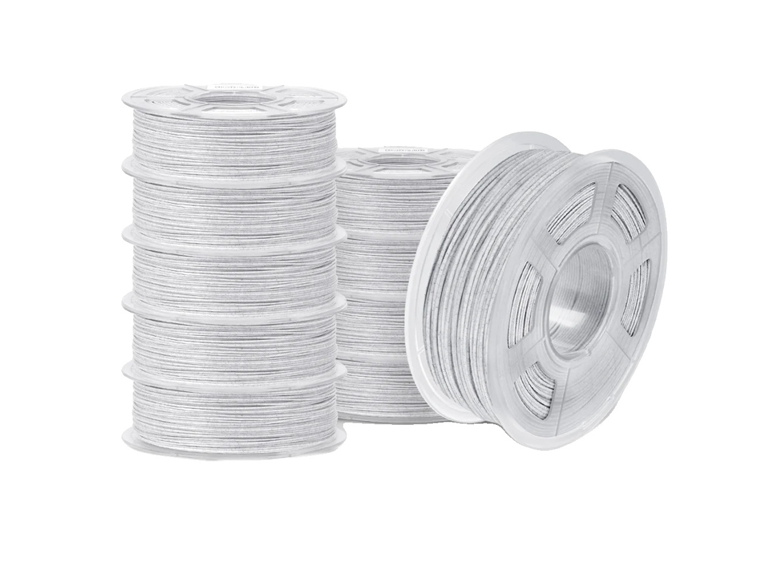 Filamento para impresora 3D, ABS ecológico, 1,75 mm de diámetro, mármol PLA, 10 rollos OEM
