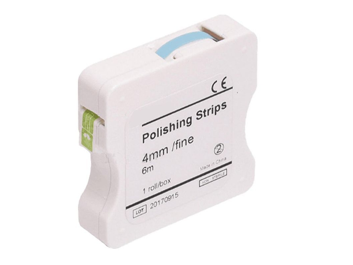 Tiras De Pulido Dental De 4 Mm Con 1 Rollo Por Caja - Tiras Abrasivas Y De Acabado Para Dientes