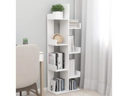 Estantería Librería Armario De Libros De Madera De Ingeniería Blanco 48x25,5x140 Cm Wsd734802