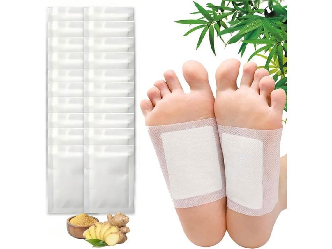 100 Parches Detoxificantes, Parches Detoxificantes Plantares, Parches para Pies, Parches de Limpieza Profunda para Eliminar Toxinas