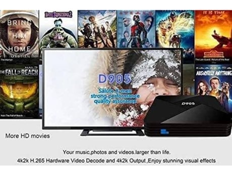 Box Smart TV YDCY D905727 (Android - 4K Ultra HD - Wi-Fi)