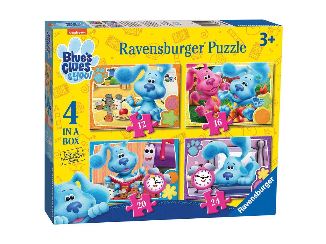 Rompecabezas infantil progresivo 4 en 1 de 12 a 24 piezas Blues Clues & You
