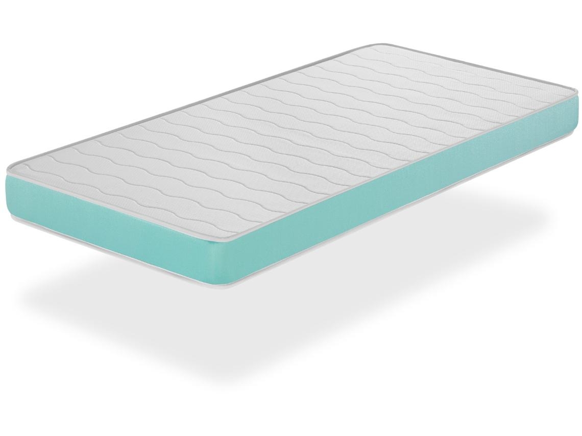 Colchon cuna 70X140 EKOZEN espuma, Altura 11 CM, transpirable y ergonomico. Firmeza ideal para bebes