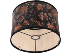 Difusor de luz colgante decorativo de bambú, suave, con estampado exclusivo para sala de estar y dormitorio. SFUSHOS
