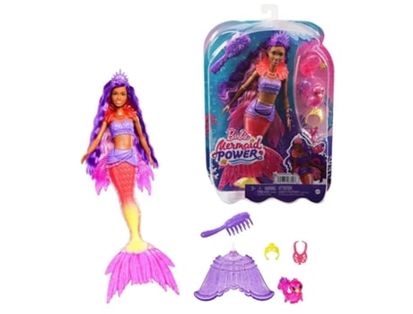Muñeca BARBIE Mermaid Power Brooklyn (Edad Mínima Recomendada: 3 años)