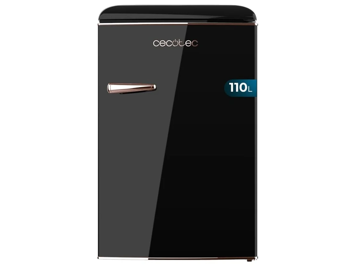 Cecotec Mini Nevera Retro 1 Puerta - 110 L Bolero Coolmarket Tt Origin 110 Black E. Mini Frigorífico, Icebox, Luz Interior