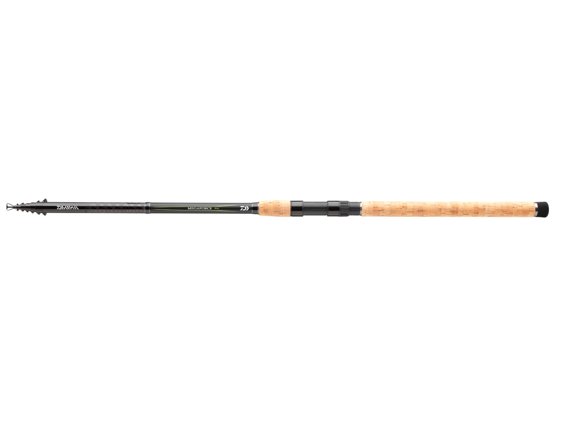 Caña de pescar telescópica Megaforce Tele, 4,2 m, 13,78 pies, 3,5 lb, 10 40 g, 7 piezas, Daiwa 11254 420