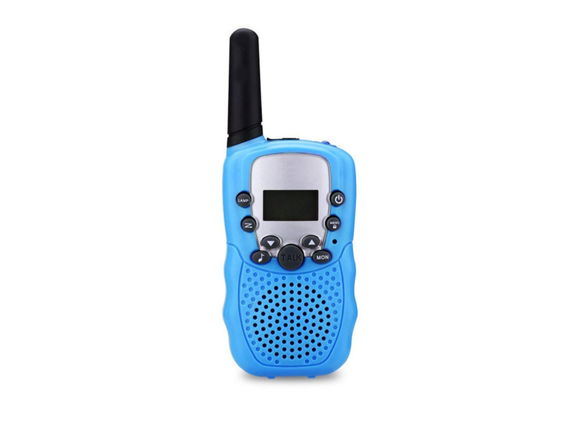 2026 2 Piezas Radio Walkie Talkie Para Niños Con Alcance De 3km Sonido Claro Radio Bidireccional Portátil Azul