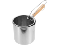Freidora Compacta De 1,8 L De Acero Inoxidable 304 Con Cesta Metálica Para Freír.