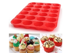 Moldes de silicona para 24 cupcakes