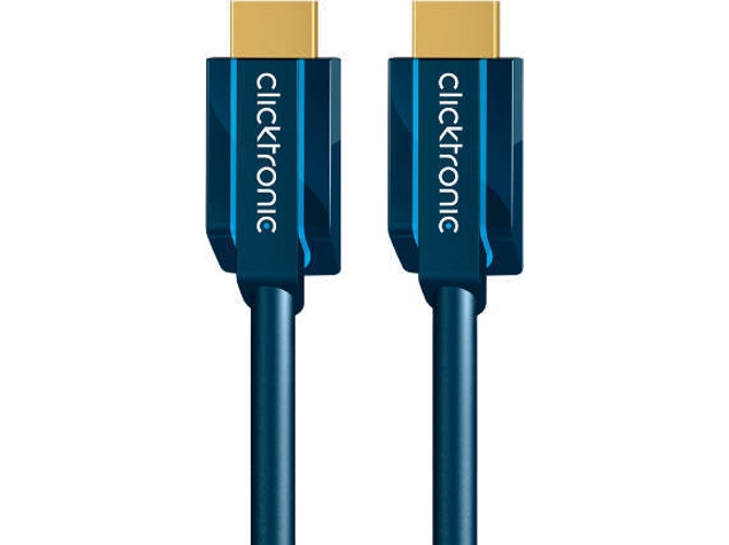 Cable HDMI CLICKTRONIC (HDMI - HDMI - 3 m - Azul)