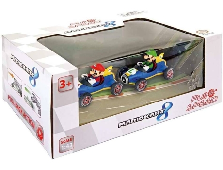 Conjunto de Coche CARRERA STADLBAUER Mario Kart 8 Mach 8 Twinpack Carrera