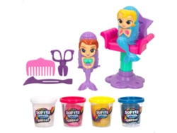 Plastilina CRA-Z-ART sirena brillante Softee Dough (4 Unidades 3 - anos)