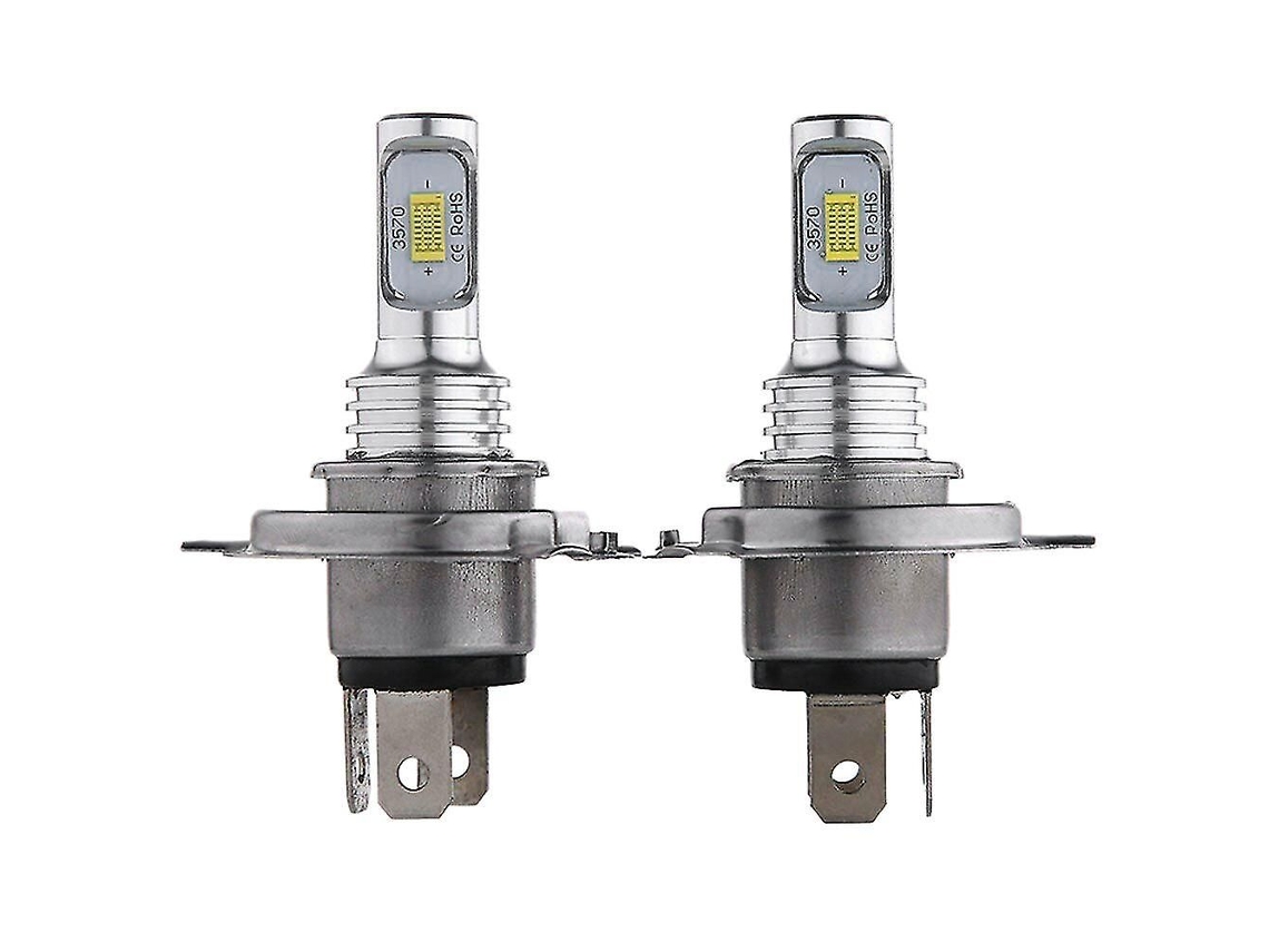 Kit De Bombillas Led Para Faros Delanteros H4 9003 Hb2, Luz Alta Y Baja, 35 W, 4000 Lm, 6000 K, Blanco.