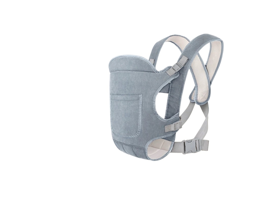 Portabebés Siurn, apto para bebés de 0 a 24 meses, color gris claro