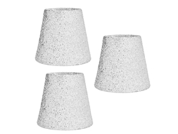 3 Pantallas Pequeñas Para Lámparas E14, Superficie Brillante, Delgadas, Ligeras, De Alta Transmisión