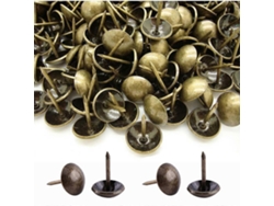 500 Clavos De Tapicería Decorativos Bronce 17x11mm, Clavos Retro Resistentes Para Muebles Sofás Sillones Camas Diy