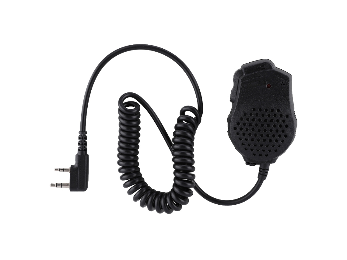 Micrófono Con Altavoz Portátil De Alta Sensibilidad Con Doble Botón Ptt Para Radios Baofeng Serie Uv-82.