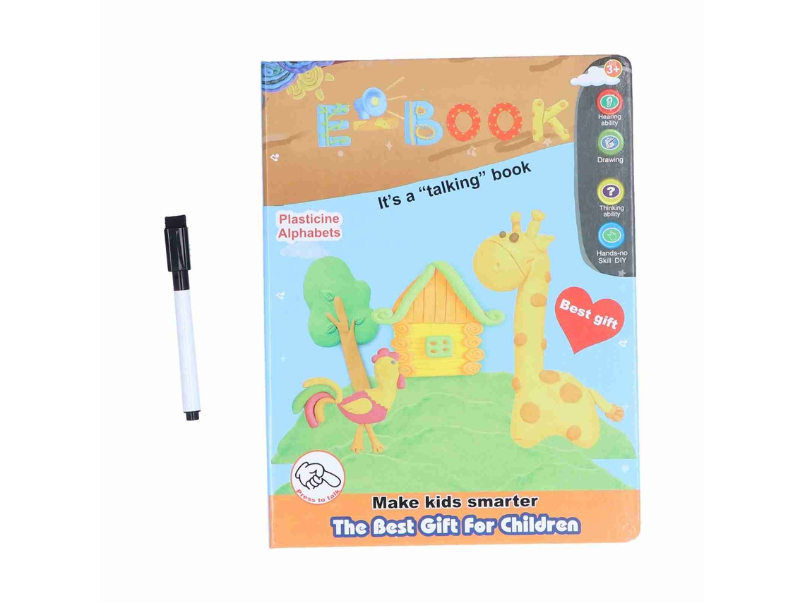 Libro interactivo con sonido para niños, libro musical en inglés, juguetes educativos para el aprendizaje temprano.