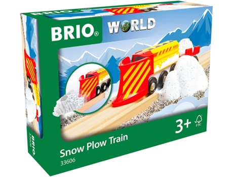 Jogo de Mesa BRIO Snow Plow Locomotive (2 Anos)