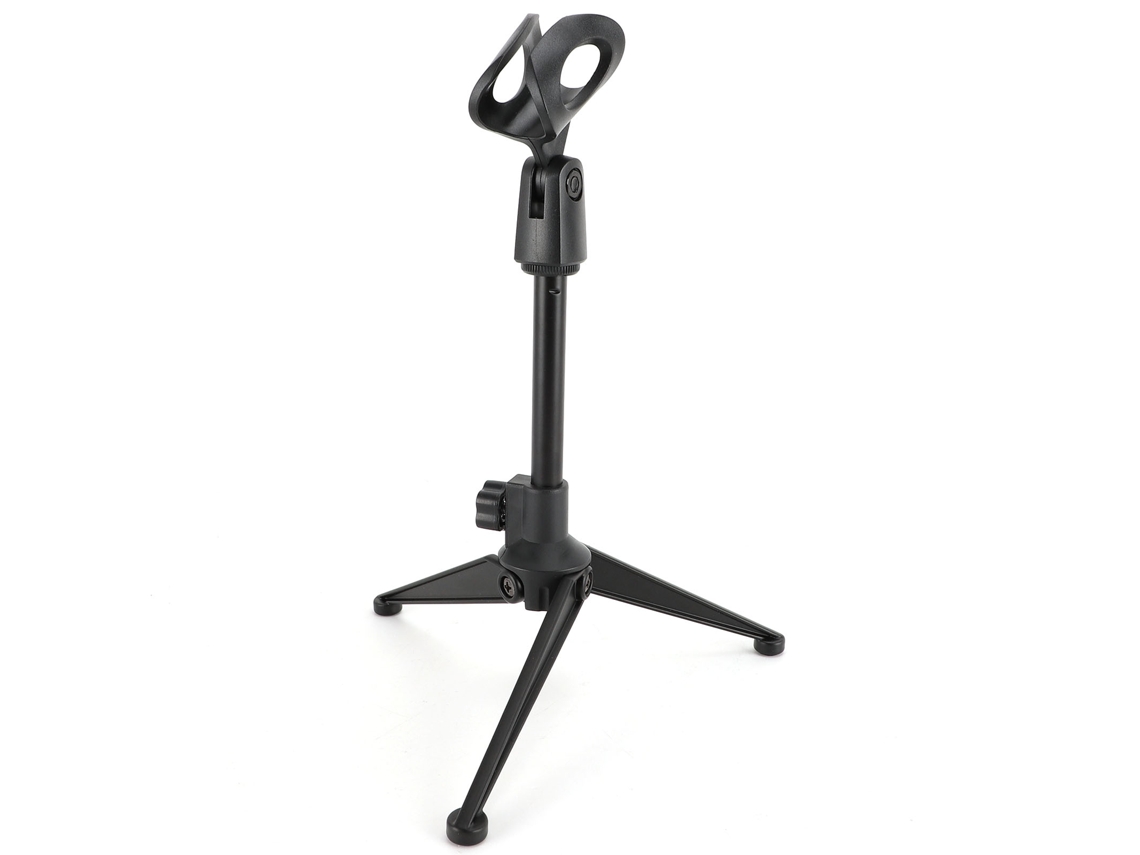 Soporte De Micrófono De Escritorio Portátil, Plegable Y Ajustable En Altura, Con Trípode Y Clip Para Transmisiones En Línea.