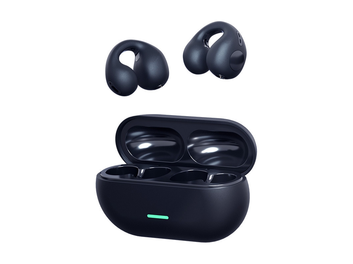 Auriculares inalámbricos Bluetooth 5.3 con clip para deportes al aire libre, control táctil, para Xiaomi, iPhone y Samsung.