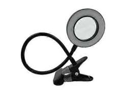 Lámpara de aumento LED ELORY con pinza, lámpara de belleza para uñas con luz fría