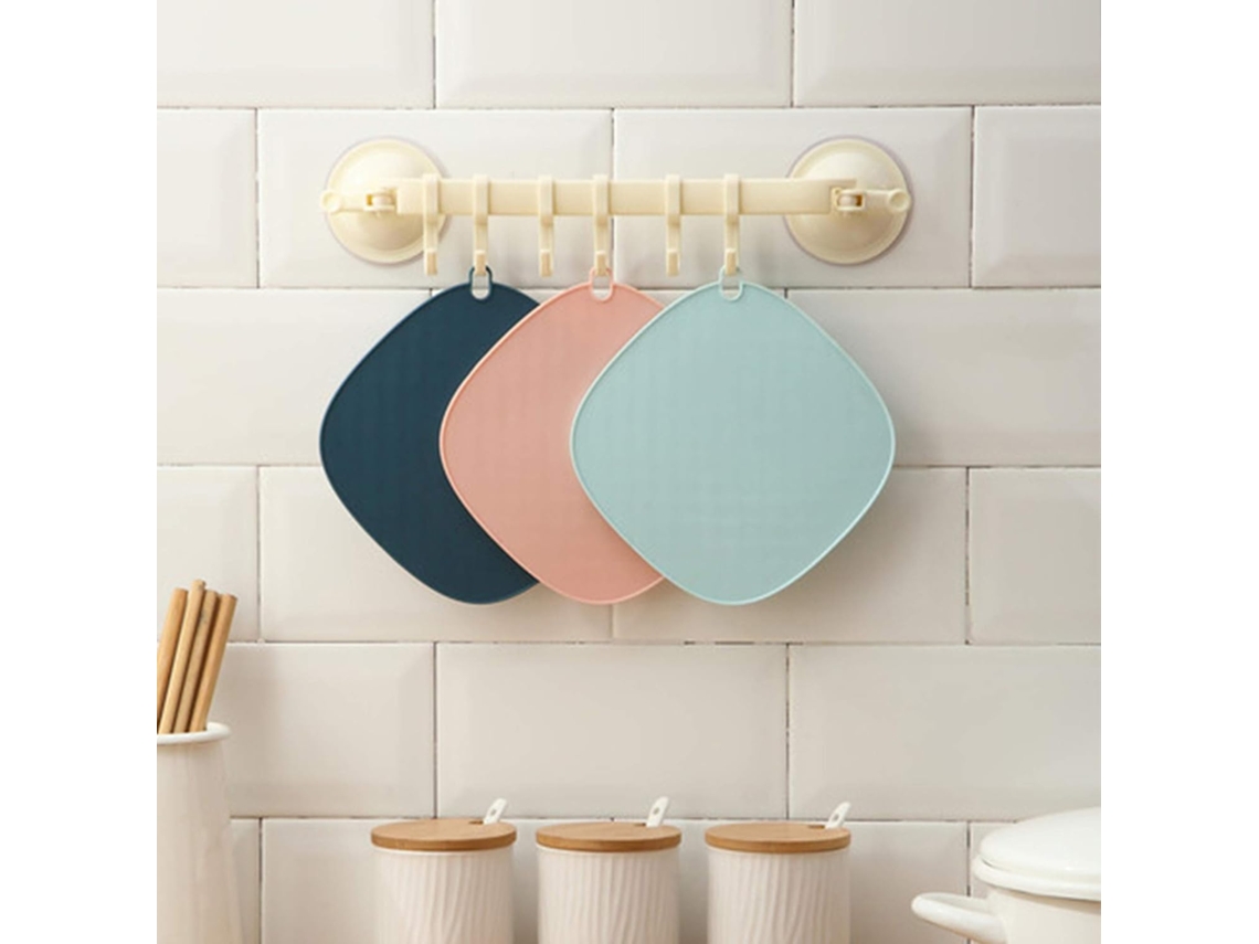 MEOIRUERY Mantel individual de silicona para cocina y comedor, resistente al calor y al frío, antideslizante, para sartenes, cuencos y platos calientes, protect