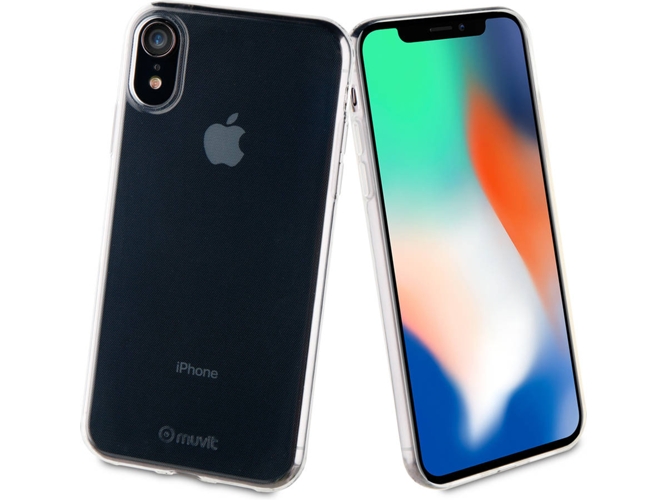 Funda iPhone XR MUVIT Crystal Transparente