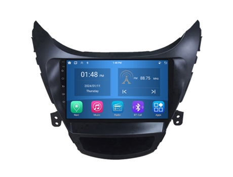 Autoradio 4GB RAM64GB ROM ROVERONE para Hyundai Elantra 5 JK GD MD UD 2011 - 2015 CarPlay Android Coche Radio Bluetooth Navegación