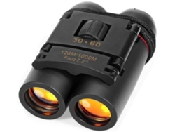 Binóculos 30x60 Minitelescópio Dobrável Compacto À Prova Dágua Com Zoom De Visão Diurna E Noturna Para Exterior Preto Facpoet