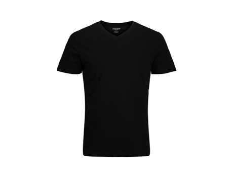 Camiseta para Hombre JACK & JONES (L - Negro)