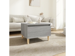 Mesa auxiliar | Mesa de comedor 50x46x35 cm, derivados de madera, color gris Sonoma