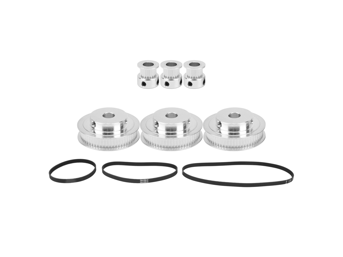 Rueda Síncrona De 20/60 Dientes, Diámetro De 8 Mm, Correa De Distribución Gt2, Piezas Para Impresora 3d