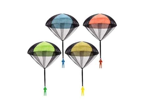 Juguete de paracaídas, paracaídas de juguete para lanzar sin enredos, juguetes voladores para niños al aire libre, no requiere batería ni ensambl J...