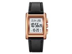 Reloj Electrónico Multifuncional, Resistente Al Agua Hasta 30 Metros, Doble Huso Horario, Con Alarma Y Luz De Fondo.