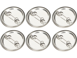 Insignias En Blanco, Superficie Lisa, 100 Unidades, Artículos Para Manualidades, Regalos, Souvenirs.