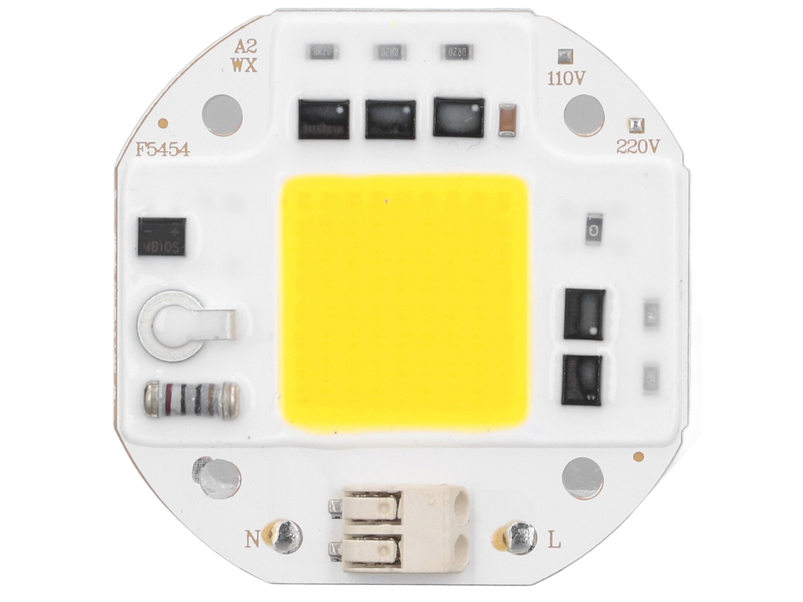 Chip Led Cob De Alta Potencia Y Alto Brillo, Sin Necesidad Controladores, Para Iluminación Interior