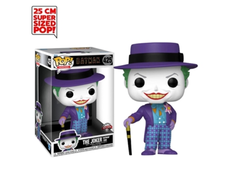 ¡Figura FUNKO Pop! ¡The Joker Batman 1989 25Cm Super Sized Pop! Batman 425