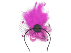 Pinza Para El Cabello Vintage Con Plumas Y Flor Hecha A Mano Para Mujer. Accesorio De Fiesta De Los Años 80.