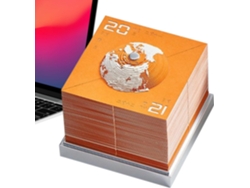 Calendario 3D 2026, decoración de escritorio con forma de Tierra, bloc de notas decorativo para oficina y hogar.