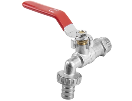 Primematik - Torneira De Cotovelo De 1/2- 3/4 Com Adaptador De Mangueira PRIMEMATIK