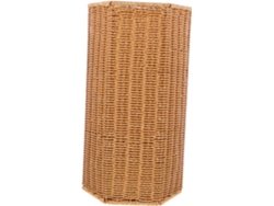 Soporte Para Paraguas Hexagonal Moderno Inoomp Con Ratán Artificial, Gran Capacidad, Material Pp De Hierro, Base