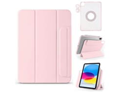 Funda de piel para iPad Air 11 (2024), Air (2022), Pro 11 (2022), Pro 11 (2020), Pro 18 (2018), soporte magnético plegable para tableta, color rosa Chennnls (2025)