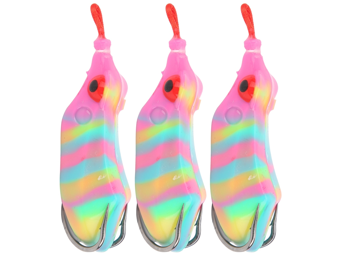 Kit De 3 Señuelos De Pesca Artificiales De Plástico Blando Realistas, 7 Cm, 60 G, Señuelos De Natación